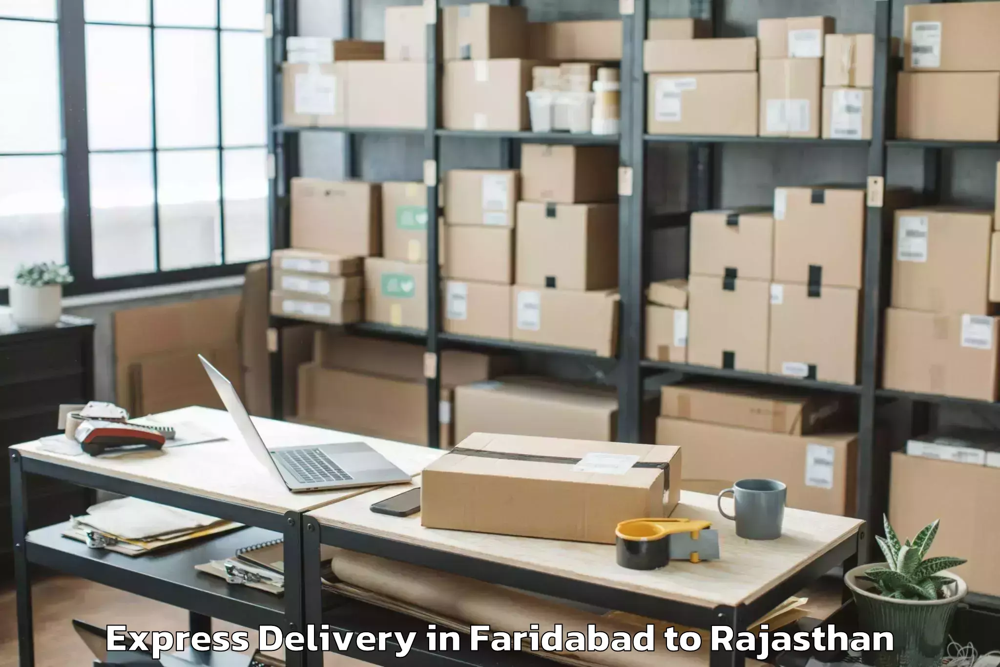 Reliable Faridabad to Kotkasim Express Delivery